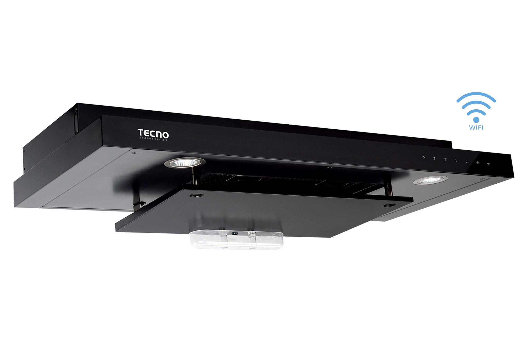 Tecno Smart High Suction Slim Cooker Hood TCH-959DTC-WFSC Auto Clean WiFi