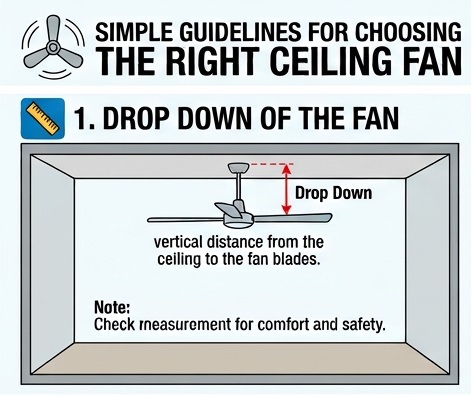 Guidelines to choose the right ceiling fan Image 1