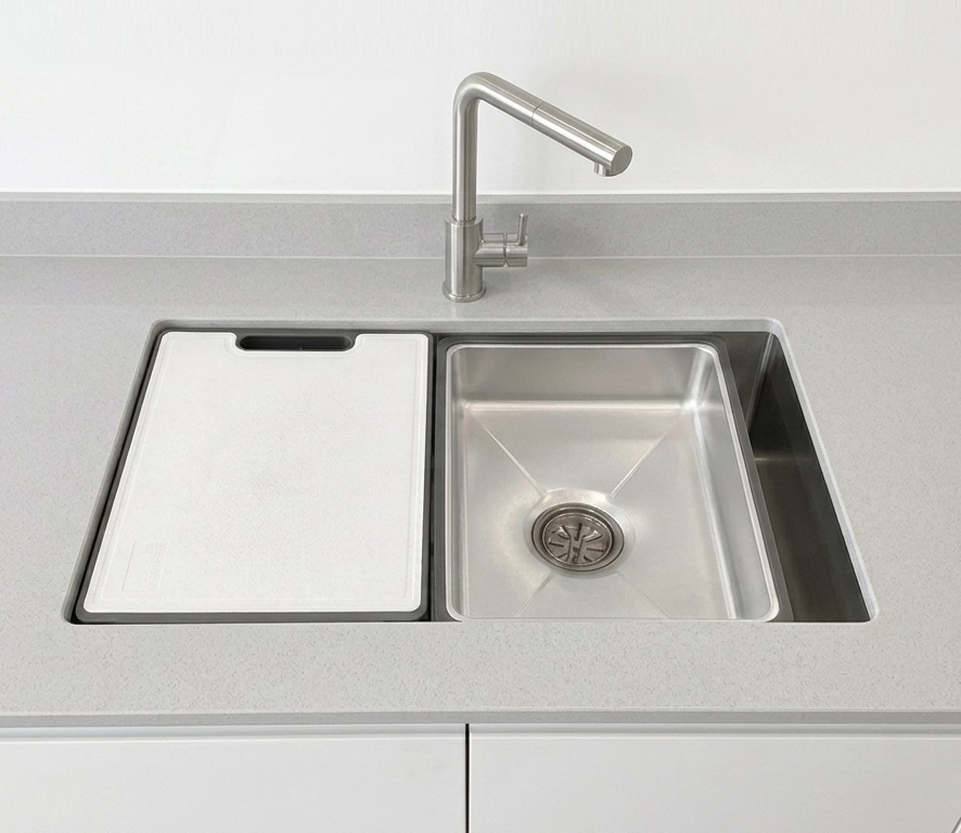 BATHAR Stainless Steel Workstation Kitchen Sink KS-6045NHC SS