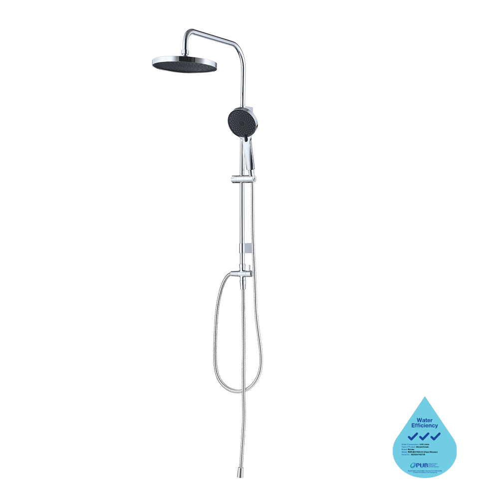 Rubine Rain Shower Set Without Bath Mixer RSR-MAY520-CH view 2