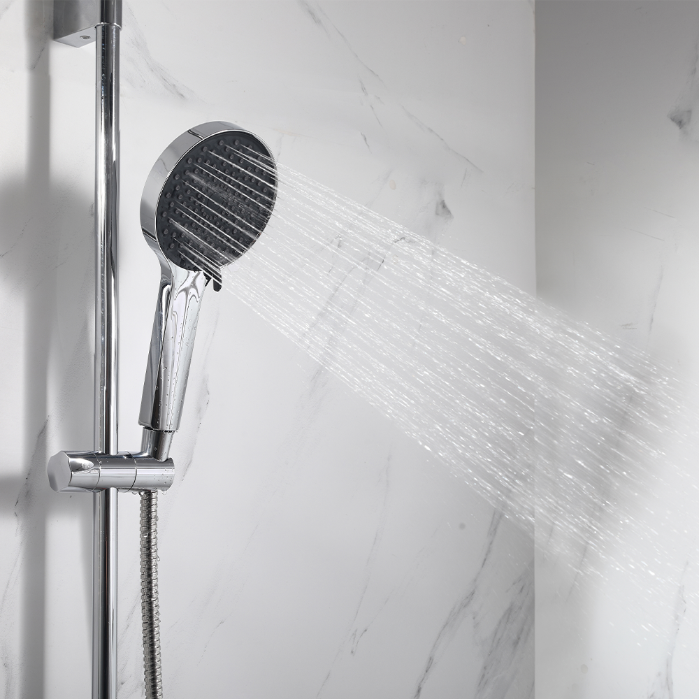 Rubine Rain Shower Set Without Bath Mixer RSR-MAY520-CH view 10