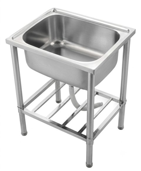 COSTA BEN-6048 Freestanding Kitchen Sink With Shelf