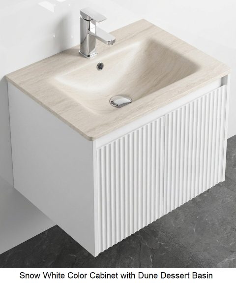 CUBI 600mm PVC Vanity Cabinet COVE 6046101