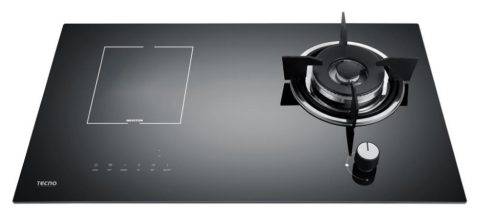 TECNO 2 in 1 Gas & Induction Hybrid Glass Hob - T-788GI