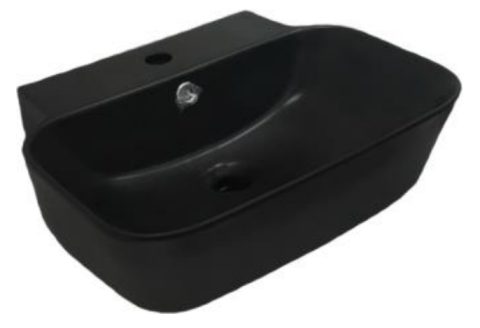 BARON Black Color Ceramic Basin A462 BLK