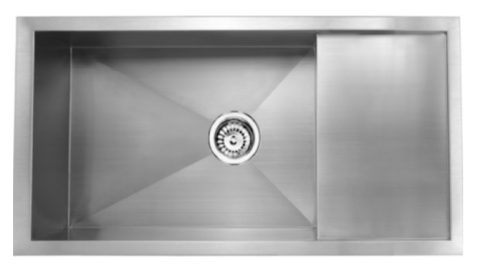 CARYSIL RXQ-915 Stainless Steel Undermount Kitchen Sink With Drainer