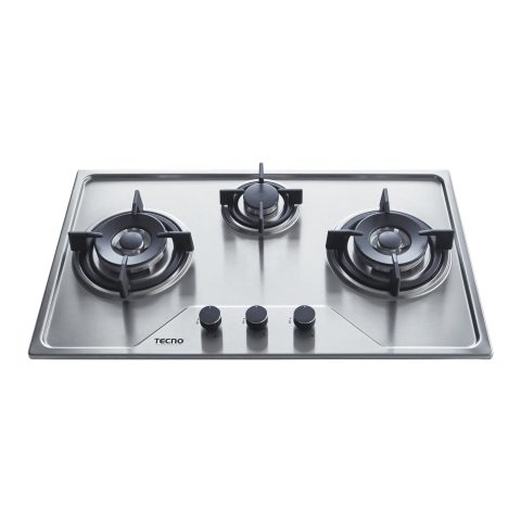 TECNO 3-Burner Stainless Steel Cooker Hob TS 7633TRSV