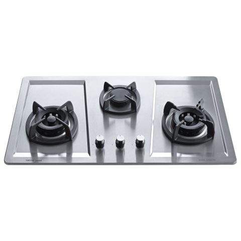 TECNO 3-Burner Stainless Steel Cooker Hob SR 883SV